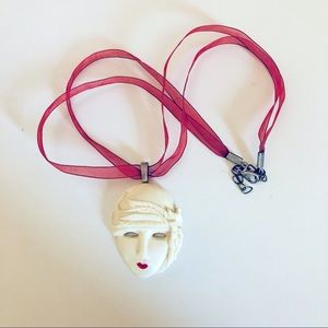 Unique Vintage Ceramic Necklace